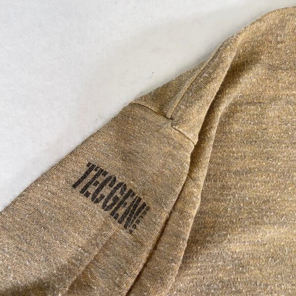 National Safety Apparel Flame Resist T-Shirt Men L Brown Electric HRC2 Made USA - Picture 5 of 9